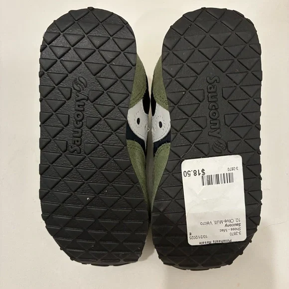 Saucony Kids' Olive and Navy Sneakers - Picture 4 of 4